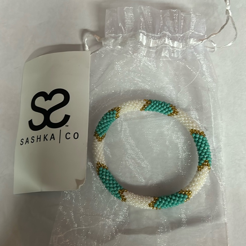 Sashka Co Crochet Bead Bracelet Is Made By Hand